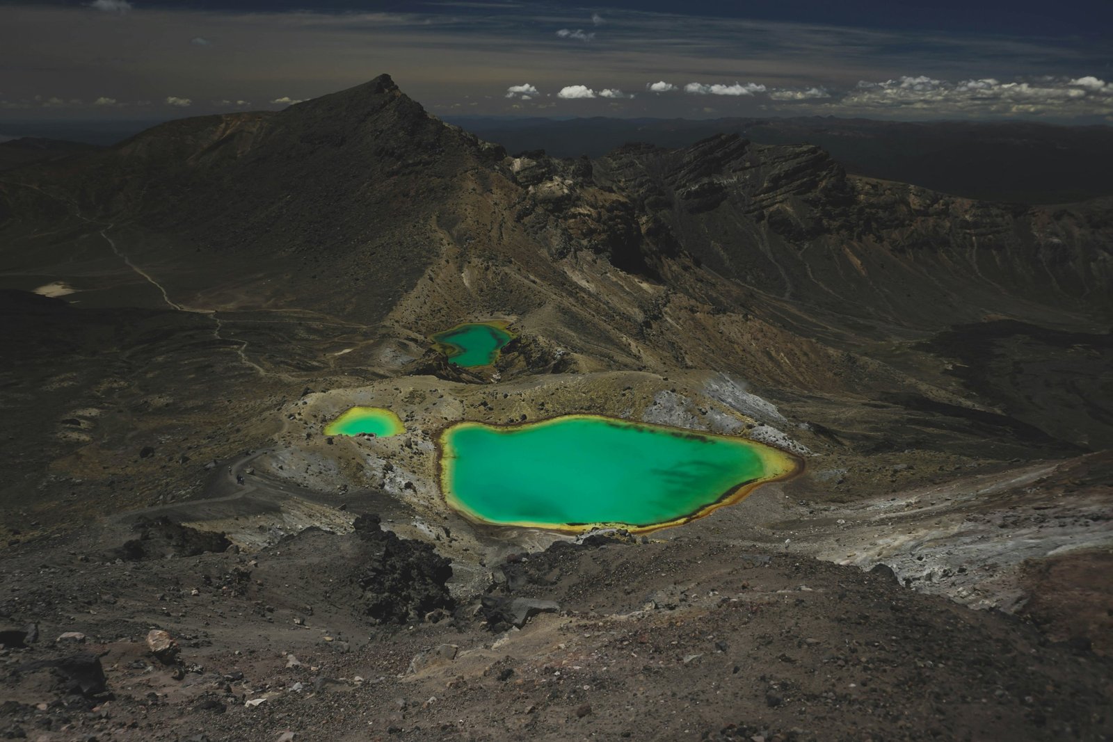 Lac vert (Emerald Lakes) près de Tongariro - luca-calderone